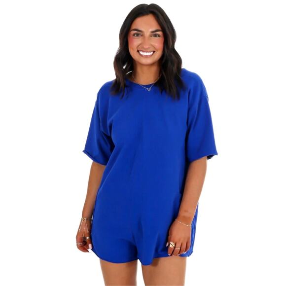 Free People Hot Shot T-Shirt Romper Electric Shock XS - Picture 4 of 16